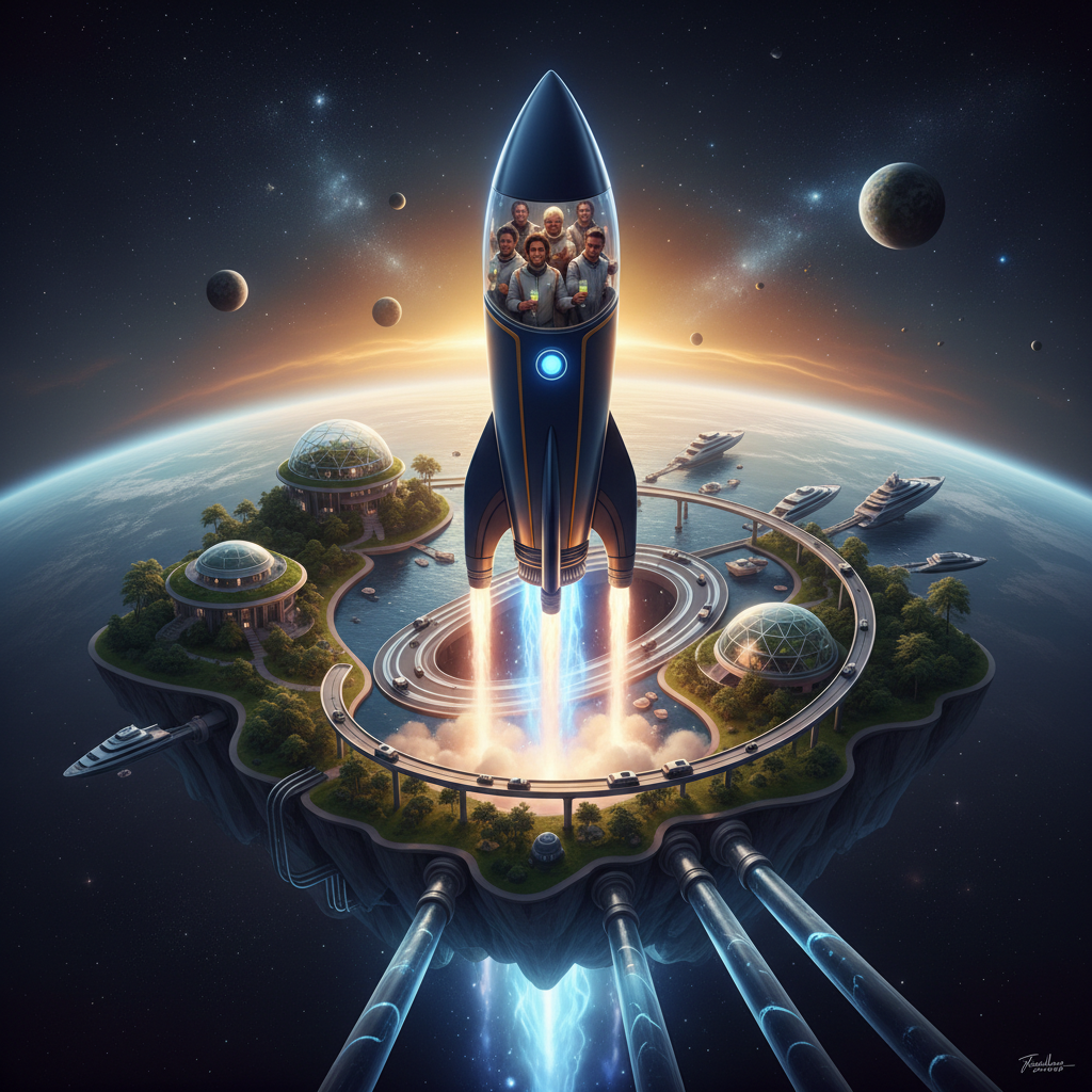 SpaceX's Private Rocket Rides