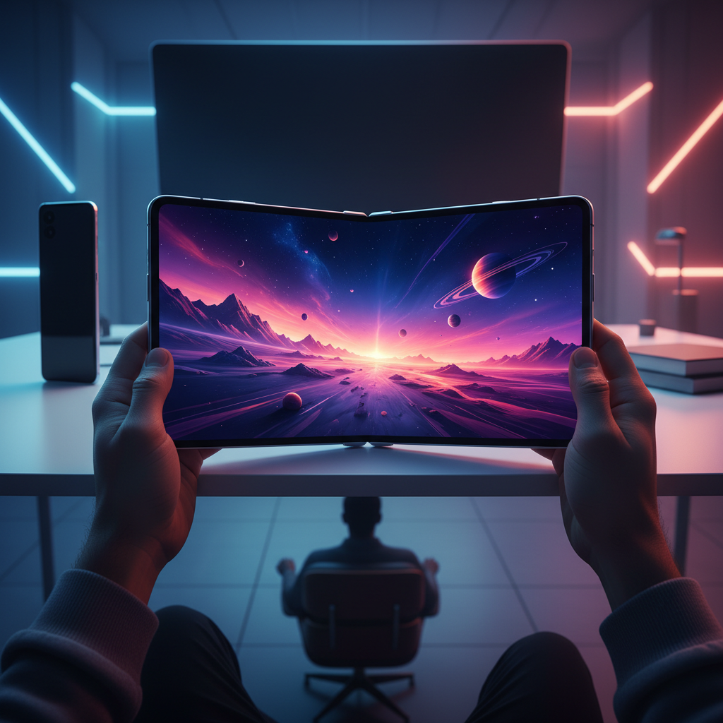 Wide-Screen Foldable Phones